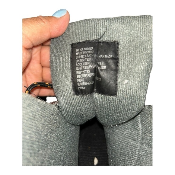 Totes Taupe Men's Waterproof Shell Snow Boots SZ: 10 Brow Black Winter Boots - Picture 3 of 15